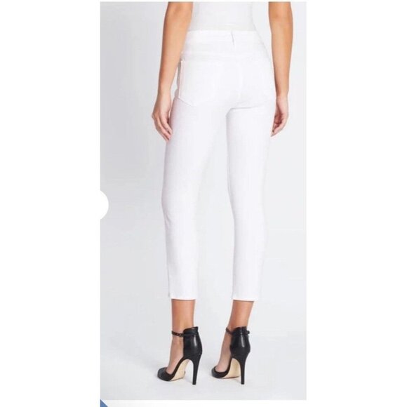 NWT Mother Denim Looker Ankle Fray in Glass Slipper (White) Size 26 - Picture 4 of 14